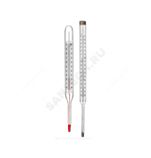 Термометр керосиновый прямой L=103мм 200С ТТЖ-М 240/103 Стеклоприбор 100250