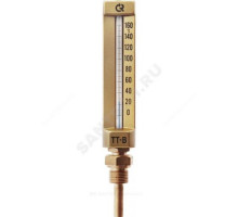 Термометр жидкостной виброустойчивый прямой L=319мм G1/2