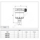 Воздухоотводчик автоматический латунь Ду 8 Ру14 G1/4