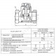 Клапан обратный латунь подъемный Ду 15 Ру16 Тмакс=70 оС ВР 1/2
