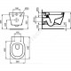 Унитаз подвесной горизонт/выпуск дюропласт микролифт Connect Ideal Standard E822301