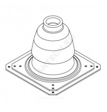 Оголовок шахты для трубы полипропилен 80 мм Protherm 20199422