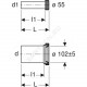 Комплект присоединительный 110мм L=185мм Geberit 152.426.46.1