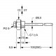 Датчик температуры универсальный ESMB Danfoss 087B1184