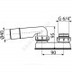 Сифон для ванны плоский Alca Plast A53-DN40