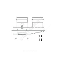 Адаптер разделительный 80/80 мм для котлов Ягуар Protherm 3002186608