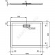 Поддон душевой акрил прямоугольный ULTRAFLAT NEW 1000х800х25 белый Ideal Standard T446801 .