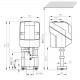 Электропривод 3-х позиц/аналоговый AME 85 24В Danfoss 082G1452