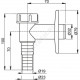 Сифон для стиральной машины с выходом 32мм Alca Plast APS2
