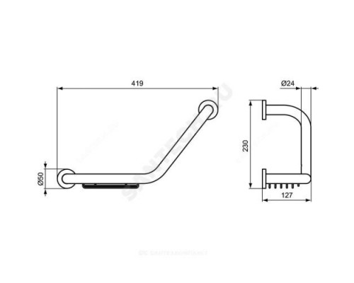 Поручень с мыльницей IOM Ideal Standard A9114AA