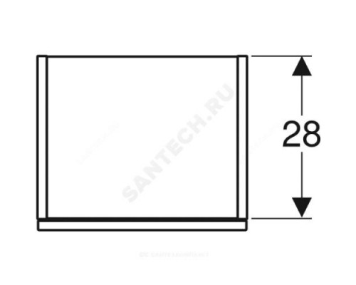 Шкаф высокий Smyle Square пекан Geberit 500.361.JR.1