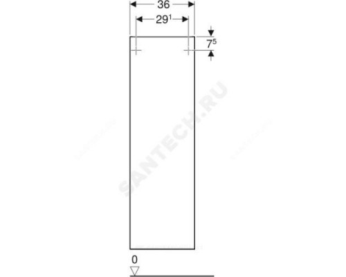 Шкаф высокий Smyle Square пекан Geberit 500.361.JR.1