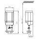 Электропривод импульсный AMV 55 230В Danfoss 082H3021