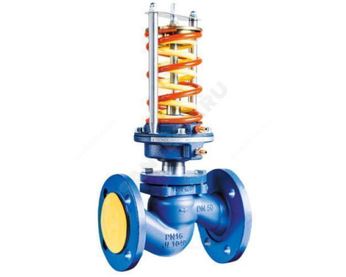 Регулятор перепада давления чугун RDT Ду 50 Ру16 фл Рп0.16-1.8 Kvs=16м3/ч Теплосила RDT-1.1-50-16