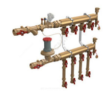 Узел коллекторный этажный латунь Ду 50 для учёта расхода ТЭ GE553-B2 1 1/4