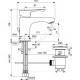 Смеситель для умывальника одноручный DOT 2.0 Ideal Standard BC320AA