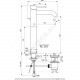 Смеситель для умывальника одноручный CERALINE Ideal Standard BC194XG .