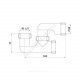 Сифон для ванны регулируемый 1 1/2''x40 без выпуска АНИ Пласт E200