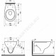 Унитаз подвесной горизонт/выпуск без сиденья Kolo Rekord Geberit K93100000