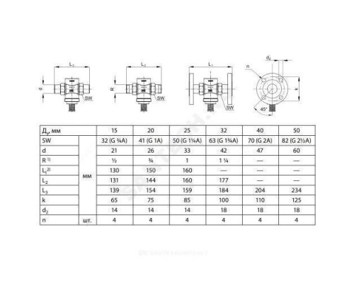 Регулятор перепуска бронза AVPA Ду 25 Ру25 G1 1/4