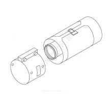 Удлинитель коаксиальный алюминий 80/125 мм с ревизионным отверстием для котлов Пантера/Гепард Protherm 0020199419