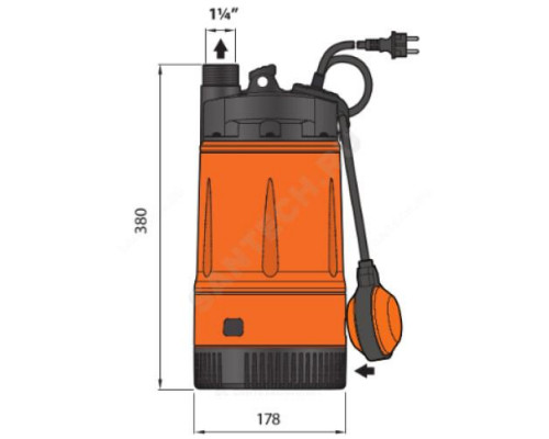 Насос колодезный TOP MULTI 2 Pedrollo 48TPM070A1U