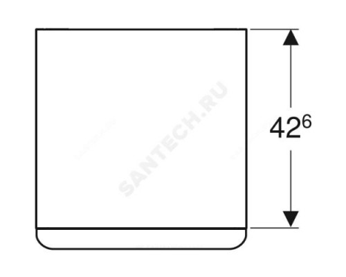 Шкаф низкий Smyle Square пекан Geberit 500.357.JR.1