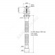 Сифон для умывальника/мойки гофрированный 1 1/2