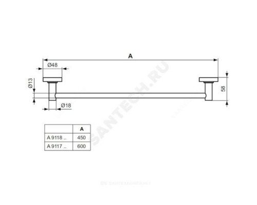 Полотенцедержатель IOM Ideal Standard A9118AA