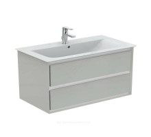 Тумба под умывальник Connect Air Vanity 104 CONNECT AIR светло-серый глянцевый/белый матовый Ideal Standard E0821EQ