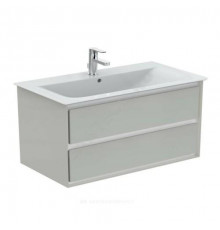 Тумба под умывальник Connect Air Vanity 104 CONNECT AIR светло-серый глянцевый/белый матовый Ideal Standard E0821EQ