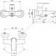 Смеситель для ванны с душем одноручный CONNECT AIR Ideal Standard A7033AA .