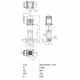 Насос многоступенчатый вертикальный HELIX VE 2207-2/25/V/KS/2G PN25 3х400В/50 Гц Wilo 4166204