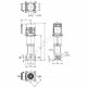 Насос многоступенчатый вертикальный HELIX VE 2209-2/25/V/KS/2G PN25 3х400В/50 Гц Wilo 4166206