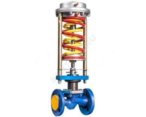 Регулятор перепуска чугун RDT-B Ду 15 Ру16 фл Рп0.4-4.8 Kvs=2.5м3/ч Теплосила RDT-B-1.3-15-2.5