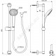 Гарнитур душевой IDEALRAIN Ideal Standard BD142XG