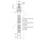 Сифон для умывальника/мойки гофрированный 1 1/2