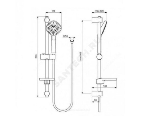 Промо-комплект (3 в 1) CERAFLEX Ideal Standard BD001AA .