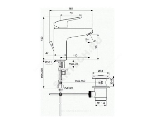 Промо-комплект (3 в 1) CERAFLEX Ideal Standard BD001AA .