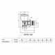 Клапан ручной регулировки для радиатора T25C Ду 15 Ру16 1/2