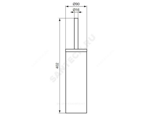 Ершик для унитаза с держателем IOM Ideal Standard A9108MY