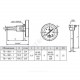 Термометр биметаллический осевой Дк100 L=160мм G1/2