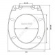 Сиденье для унитаза полипропилен микролифт быстросъемное Optim PSO Berges 021306
