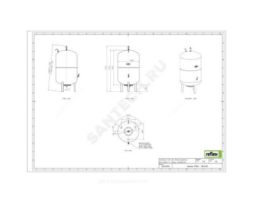 Ёмкость дополнительная VF 300 л 6 бар Reflex