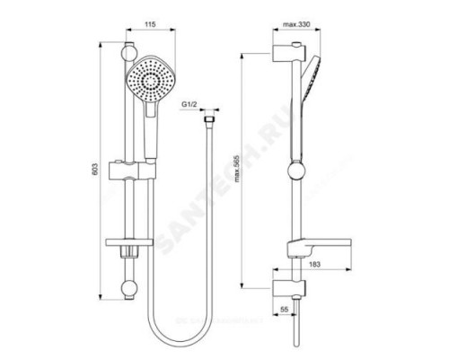 Промо-комплект (3 в 1) CERAPLAN III Ideal Standard BD005AA