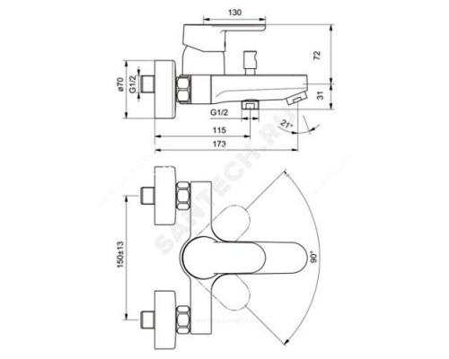 Промо-комплект (3 в 1) CERAPLAN III Ideal Standard BD005AA