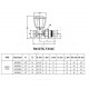 Клапан термостатический T432C Ду 15 Ру16 1/2