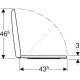 Сиденье для унитаза дюропласт Renova Geberit 573015000