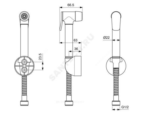 Душ гигиенический IDEALSPRAY Ideal Standard B0011AA .