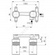 Скрытая часть для умывальника BUILT-IN Ideal Standard A1313NU